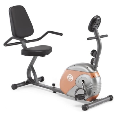 Marcy Recumbent Exercise Bike with Resistance ME-709