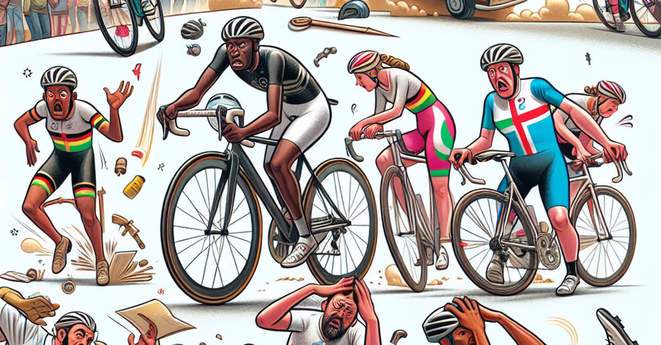 10 Epic Fail Moments in Cycling Captured in Photos