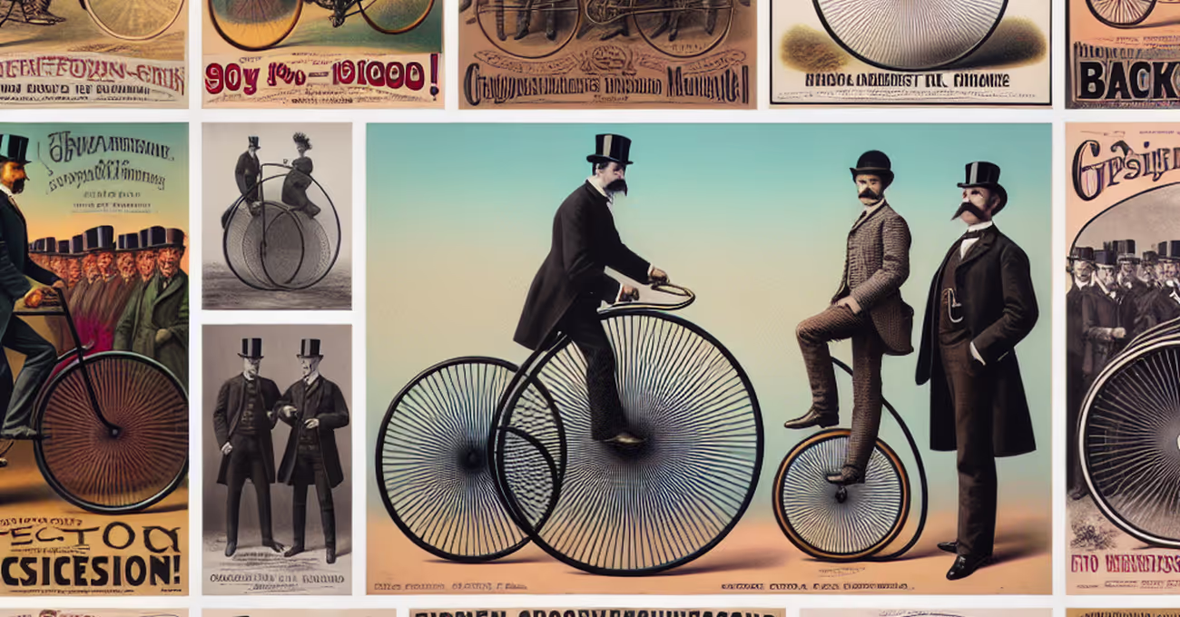 10 Vintage Bike Advertisements and What They Say About Society