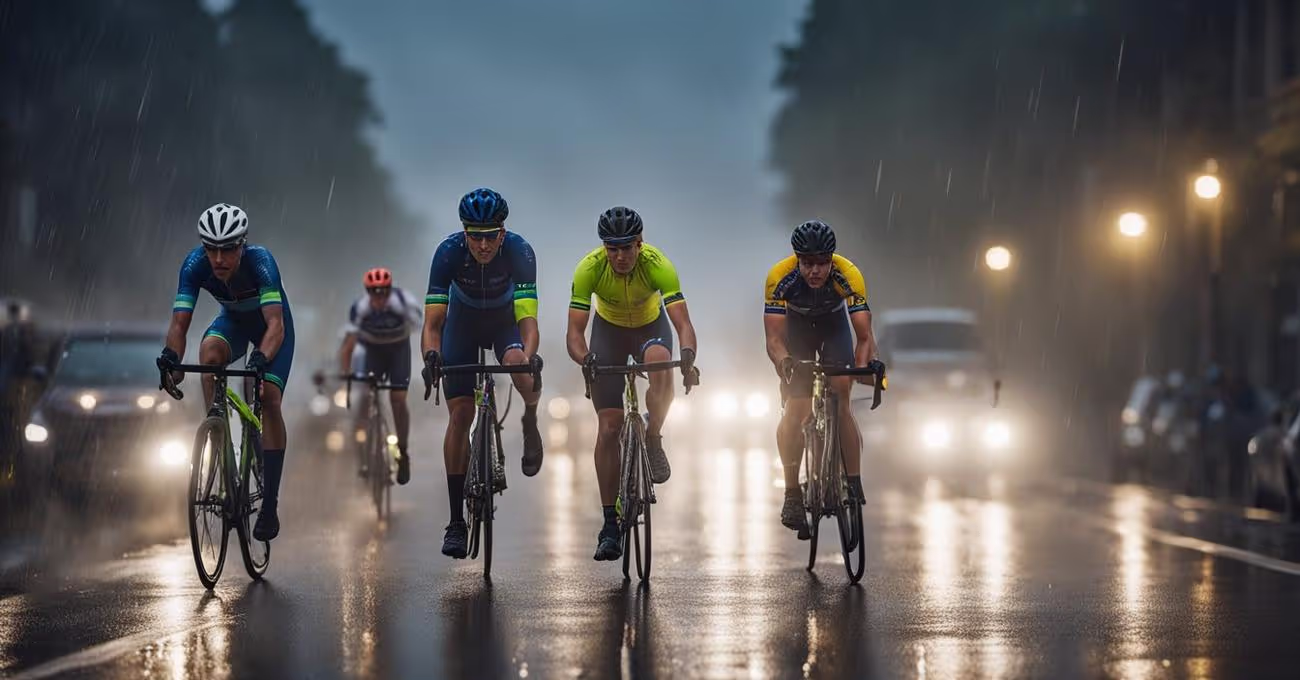 10 Photos of Extreme Weather Cycling Challenges